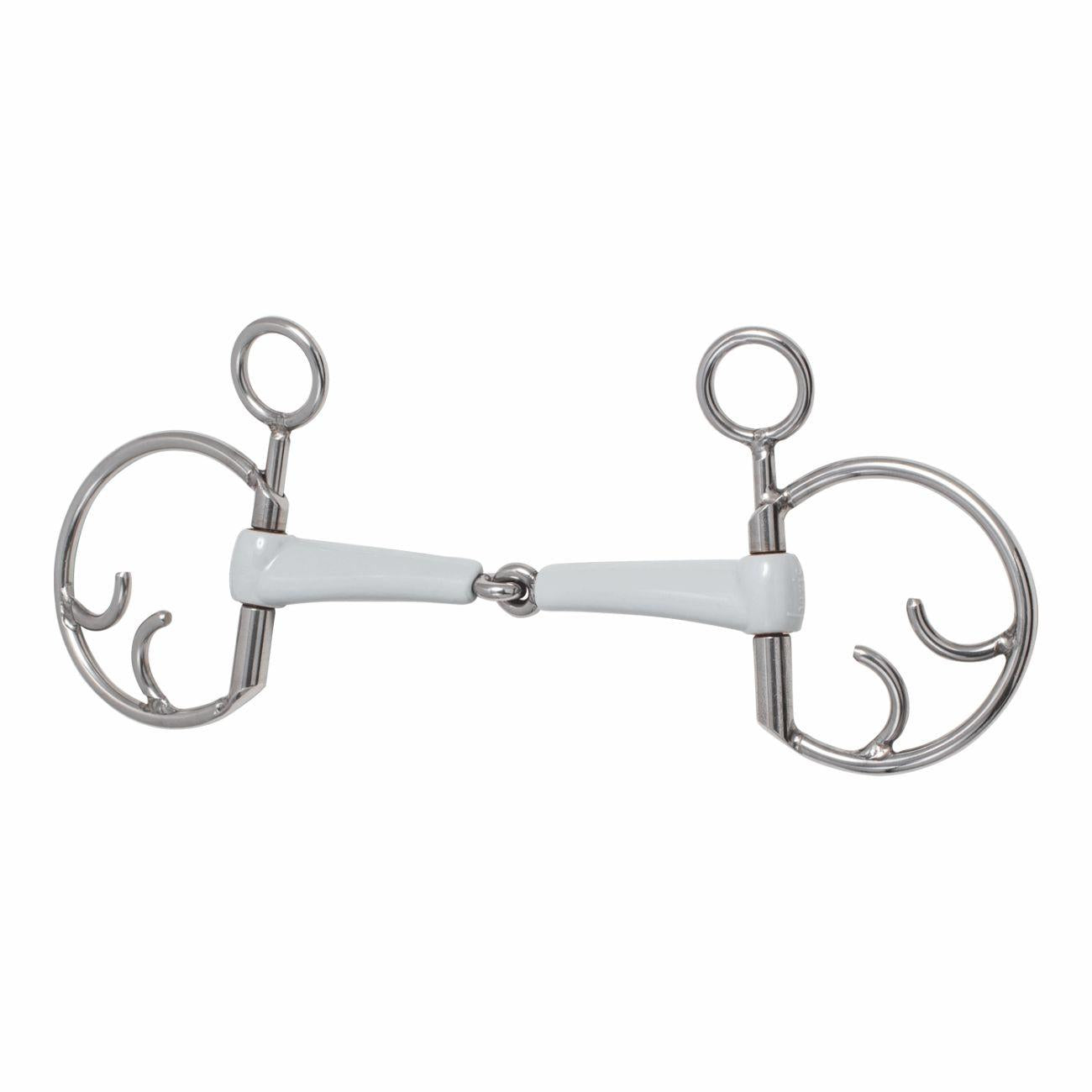 Morso baucher articolato in acciaio inox per cavalli Korsteel Morso baucher articolato in acciaio inox per cavalli Korsteel