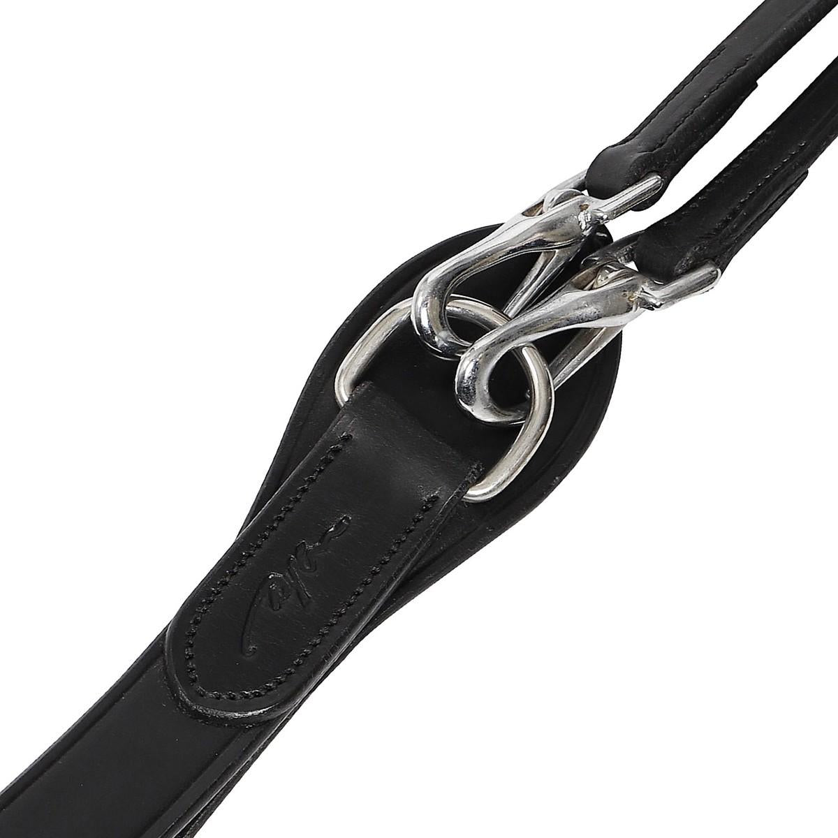DY'ON REDINI DI RITORNO IN CUOIO CON GRIP FIBBIE INOX Nero REDINI 09DYB713 BLACK DY'ON 