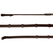 Redini In Cuoio Con Tacche Mascheroni Marrone 30MA-HGE-290922-02 DARK BROWN MASCHERONI SELLERIA 