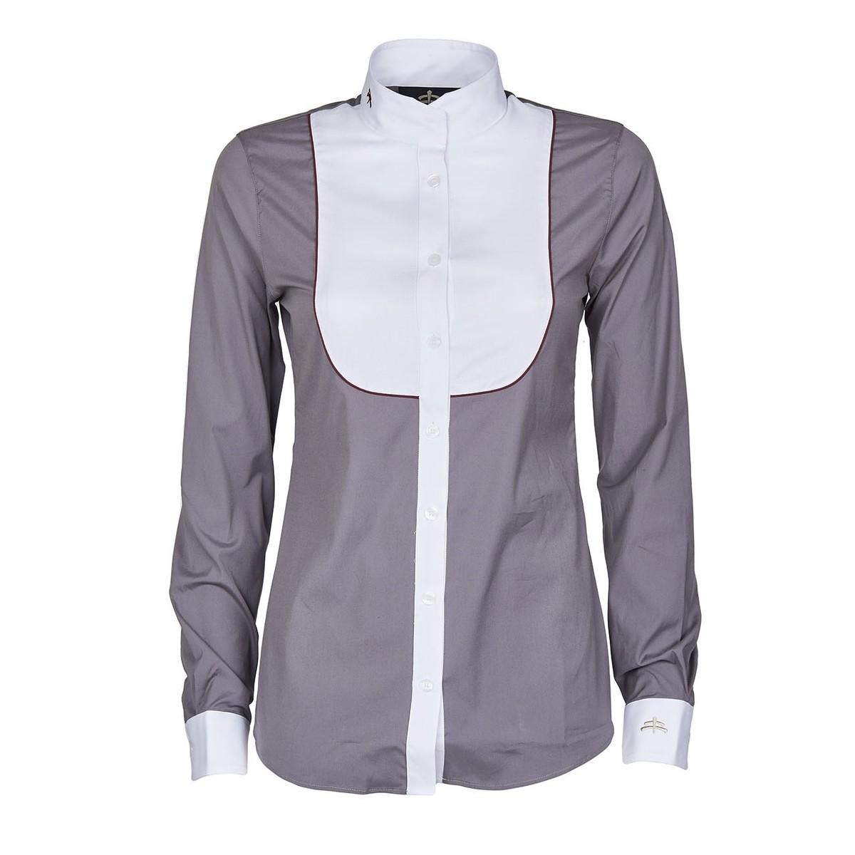 CAMICIA DA EQUITAZIONE DONNA M/L MOD.GRACE MAKEBE 20MAK-CDL GRIGIO MAKEBE 