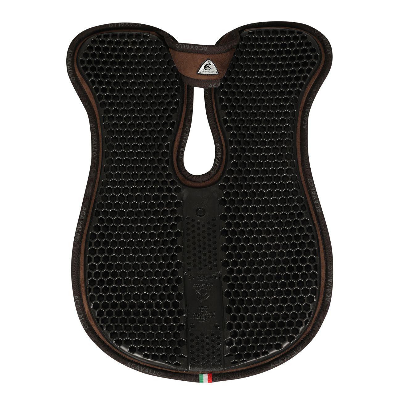 Compensatore MF WFS Withers Free Con Camoscio E Gel Hexagonal Flat Marrone AC215 BROWN ACAVALLO 