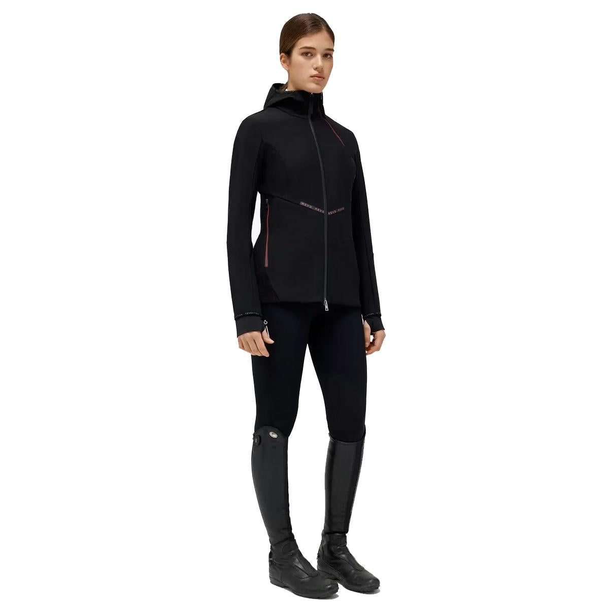 SOFTSHELL DONNA R-EVO CAVALLERIA TOSCANA 30CT-GID274JC034 9999BLACK CAVALLERIA TOSCANA