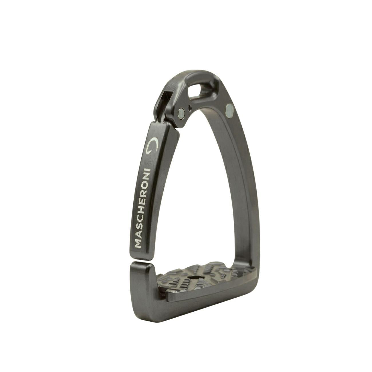 MASCHERONI SELLERIA Staffe Di Sicurezza Olympia Con Logo Mascheroni Titanio IRO TITANIUM 