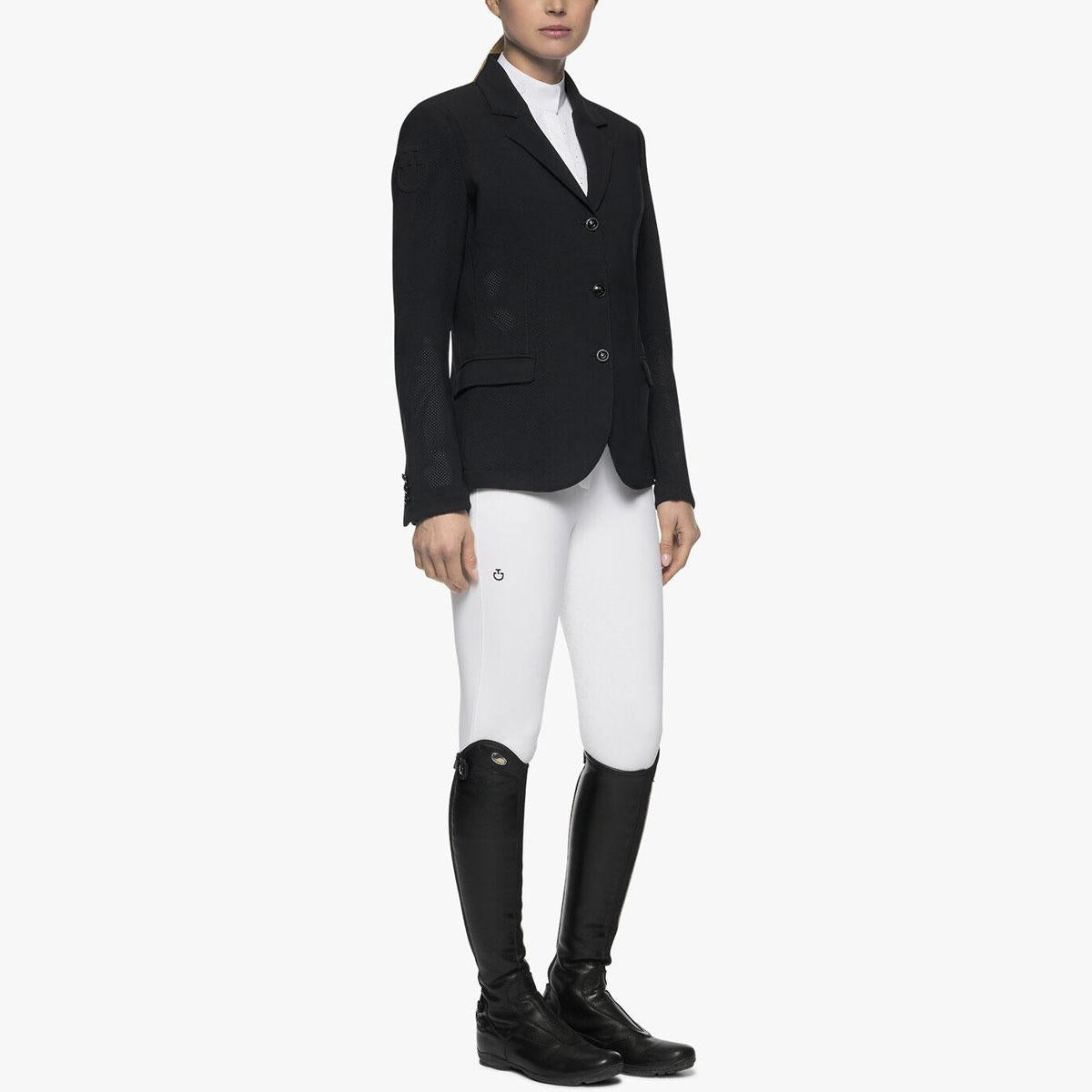 GIACCA DA CONCORSO DONNA TRAFORATA 09CT-GGD025JF115 9999NERO CAVALLERIA TOSCANA 