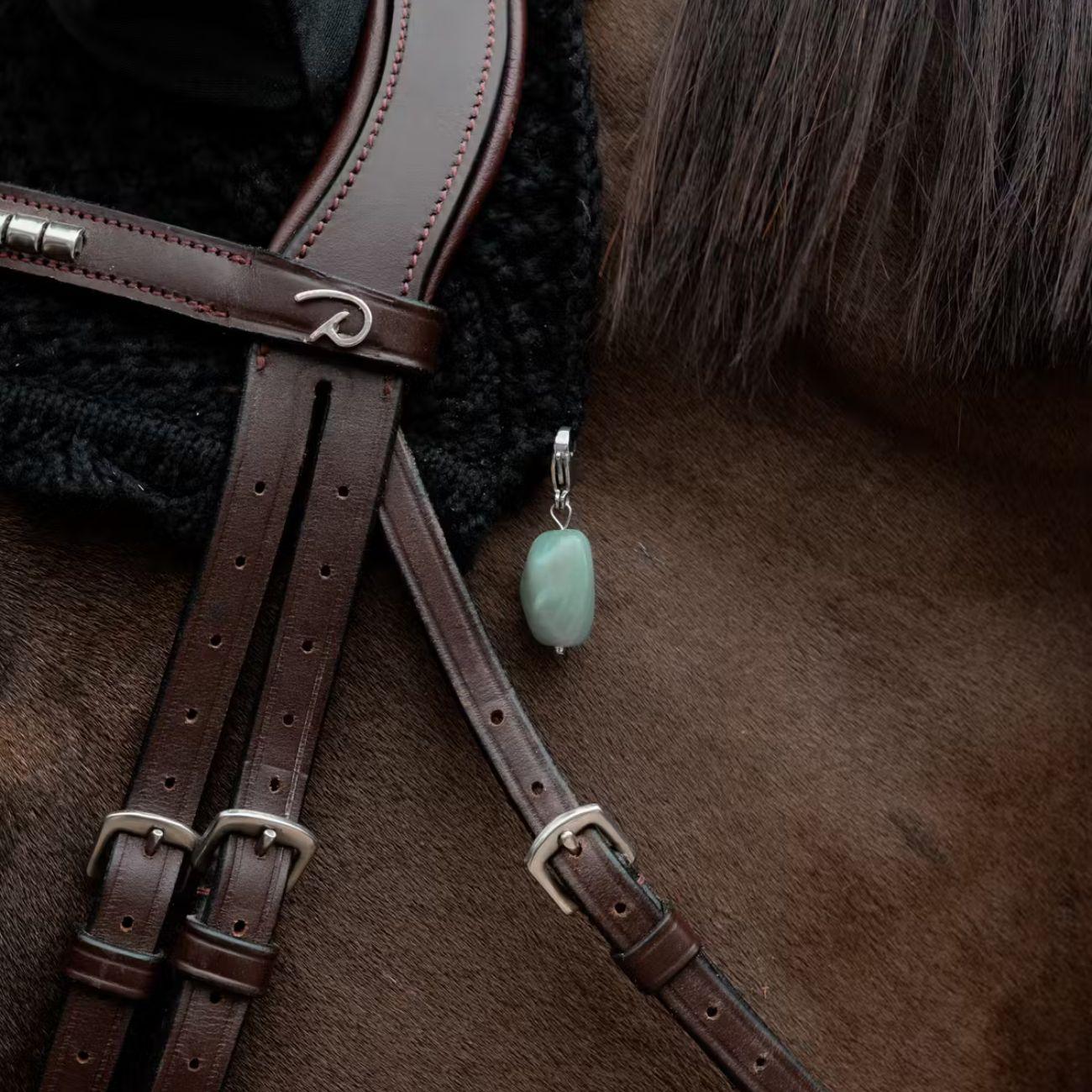 Portafortuna Lucky Charm Stone Kentucky Verde Acqua CH-2023-M 07DUSTYGREEN KENTUCKY 