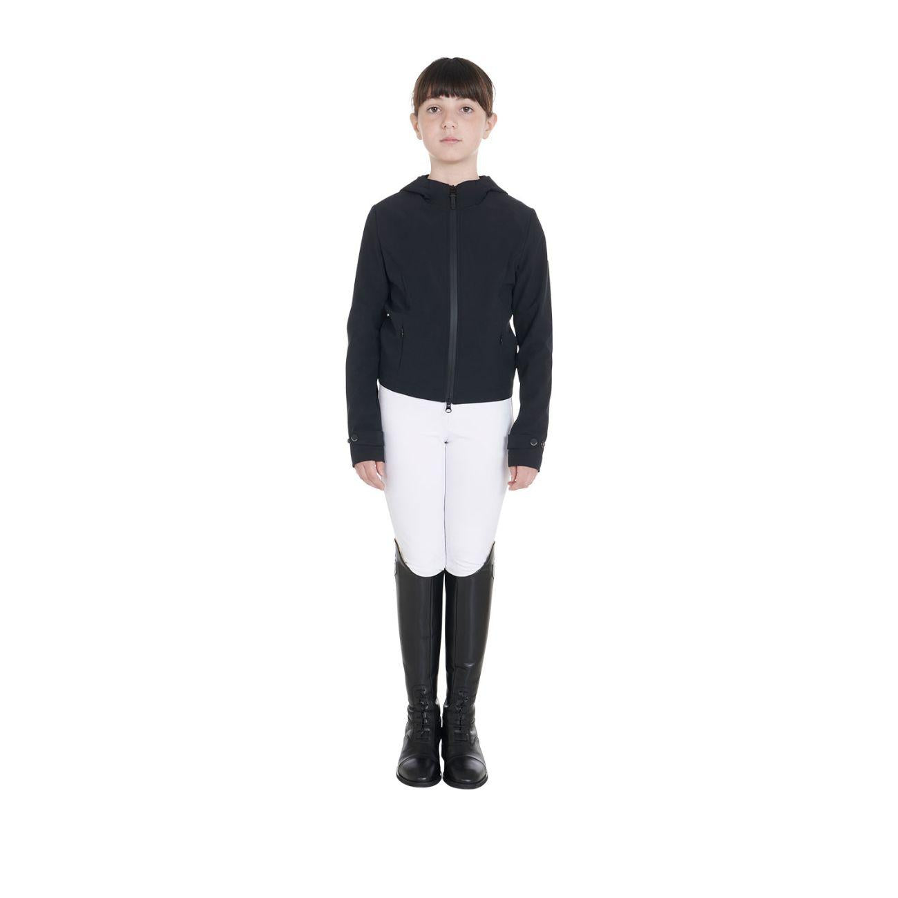 EQUESTRO Softshell Tecnico Junior ETKU00031 BLACK EQUESTRO 