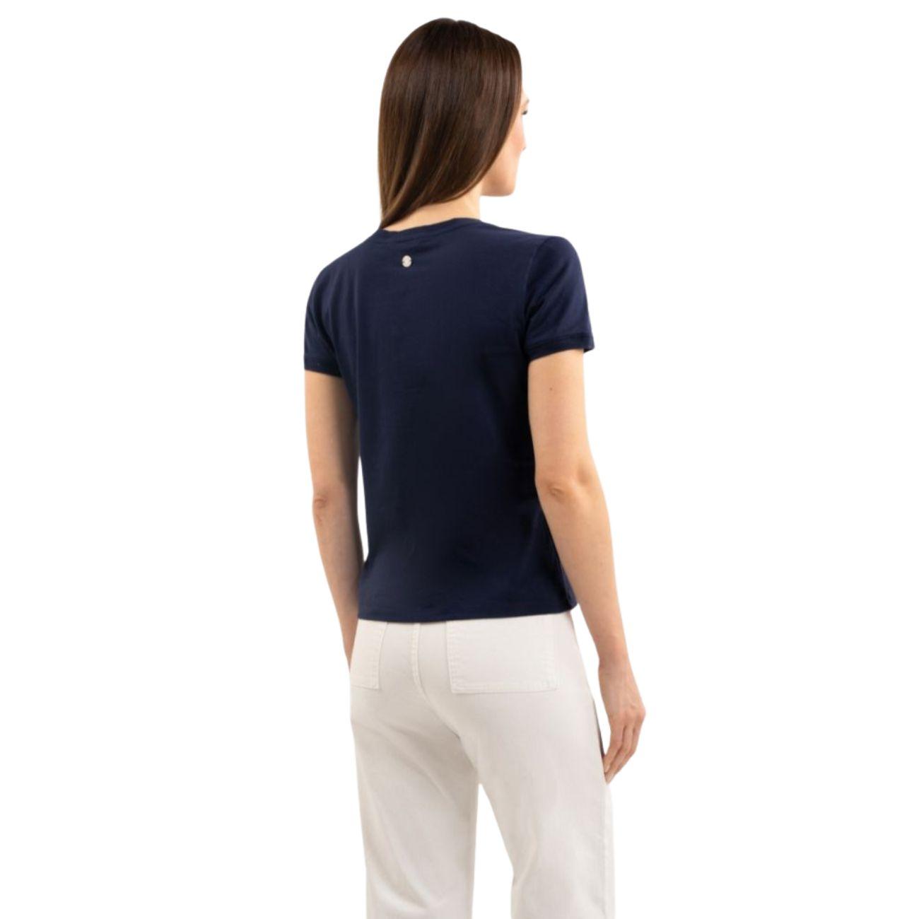 HARCOUR T-shirt Donna Hydra Blu 30004500585 NAVY 