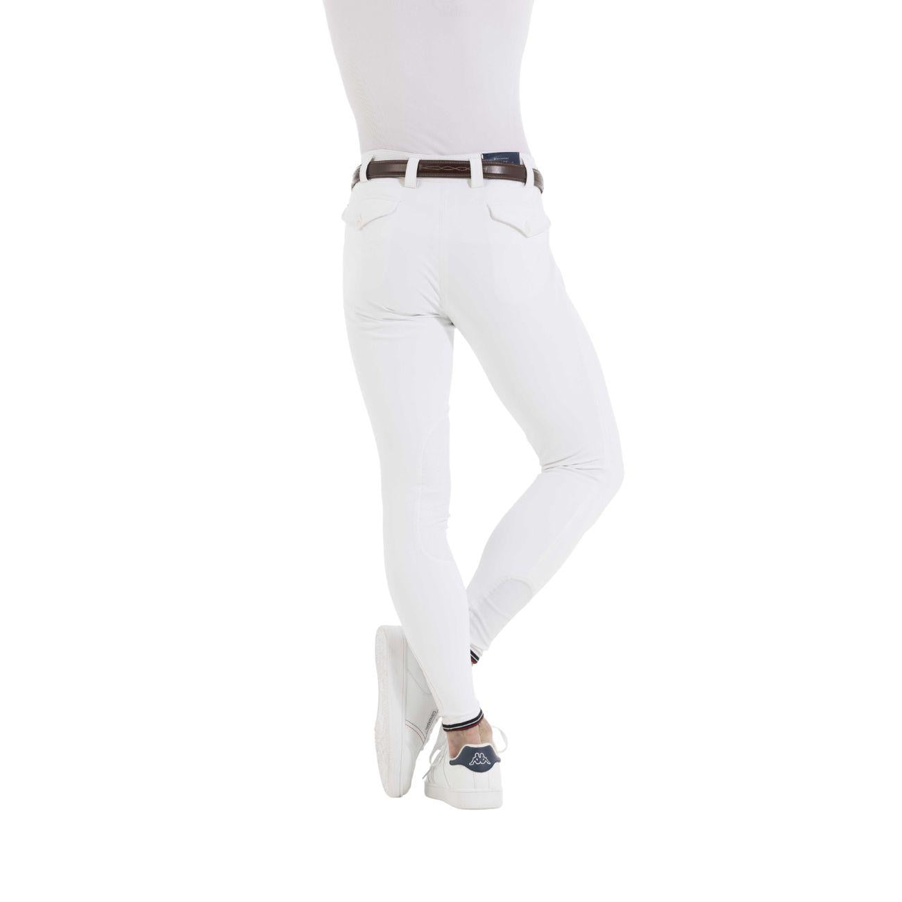 Pantaloni Da Uomo Eliot Equitheme 979368 WHITE EQUITHEME 