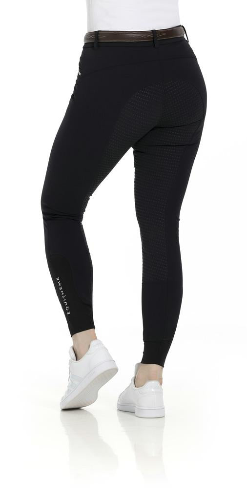 PANTALONE DA EQUITAZIONE DONNA MOD.GIZEL FULL GRIP 09ET-979794 BLACK EQUITHEME 