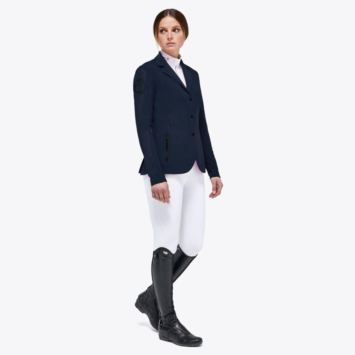 GIACCA DA CONCORSO DONNA RICAMATA R-EVO CAVALLERIA TOSCANA 30CT-GGD040JC035 7901NAVY CAVALLERIA TOSCANA