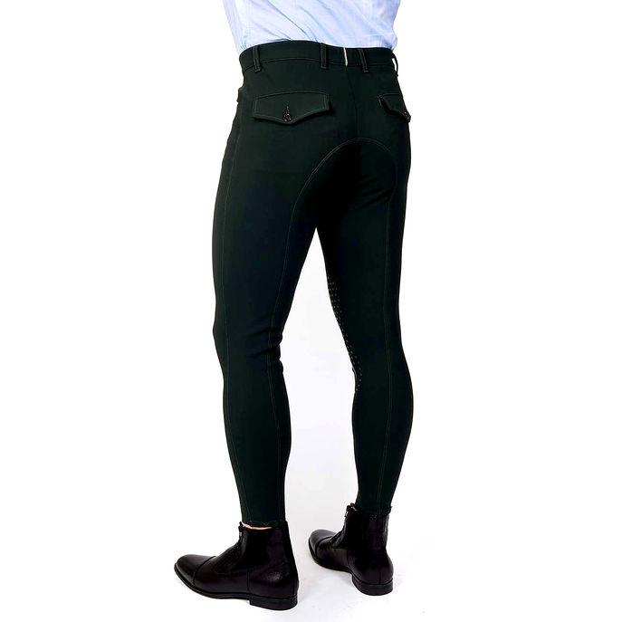 Pantalone Da Equitazione Da Uomo Half Grip Roma Mascheroni Verde 09MA-04ROMA 313VERDONE MASCHERONI SELLERIA 
