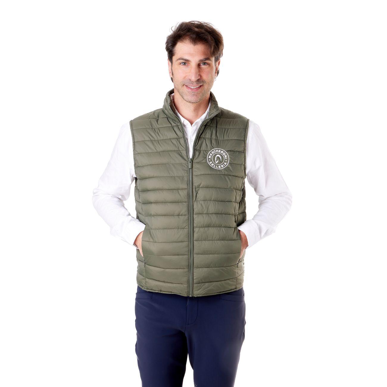 Gilet Imbottito Da Uomo Mascheroni Verde 01 CACHI MASCHERONI SELLERIA 