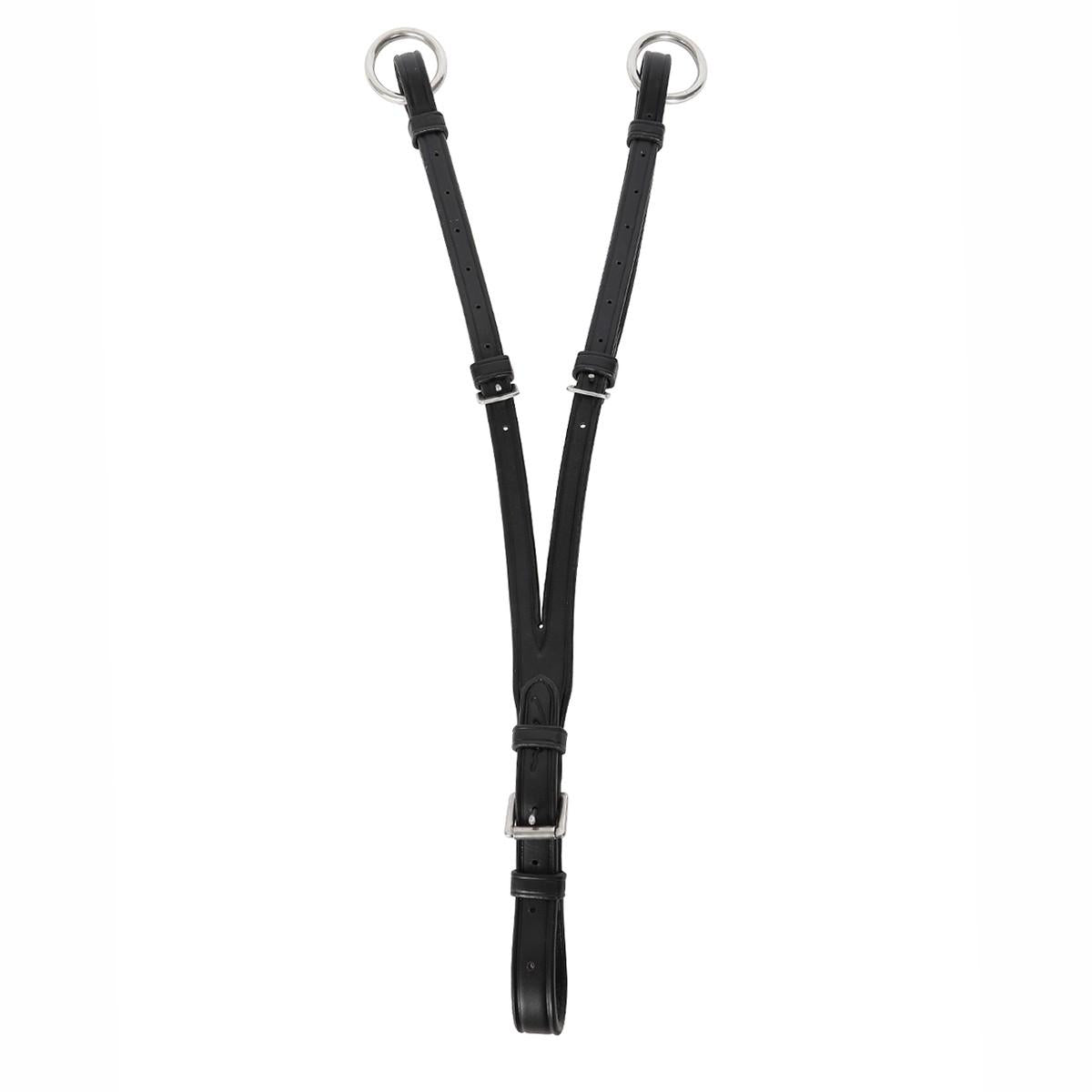 DY'ON FORCHETTA PER MARTINGALA IN CUOIO DYON FIBBIERIA INOX Nero MARTINGALE E FORCHETTE 09DY-B412 NERO DY'ON 