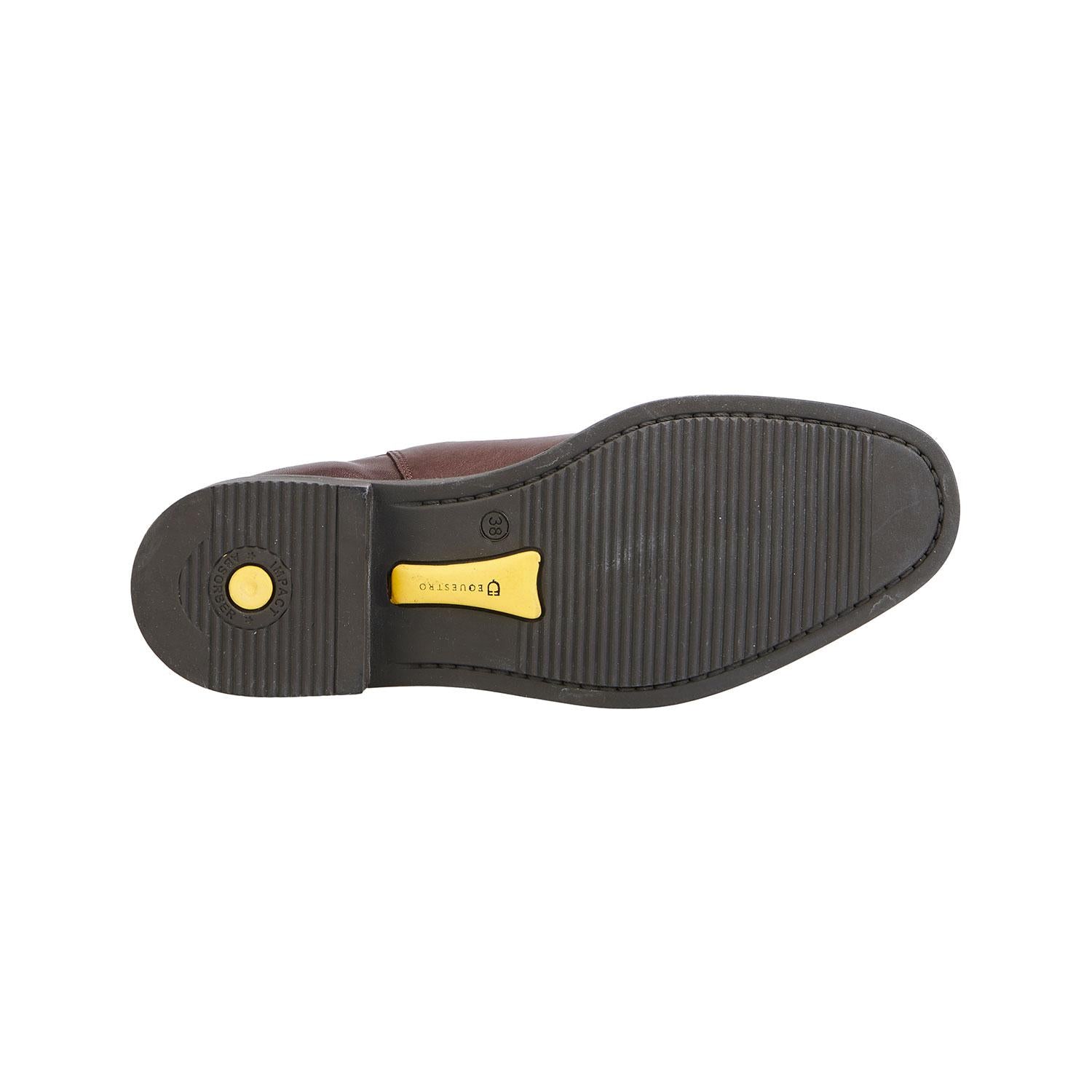 Stivaletto In Cuoio Con Elastico Equestro Marrone 09UMAB00130 TMORO EQUESTRO 