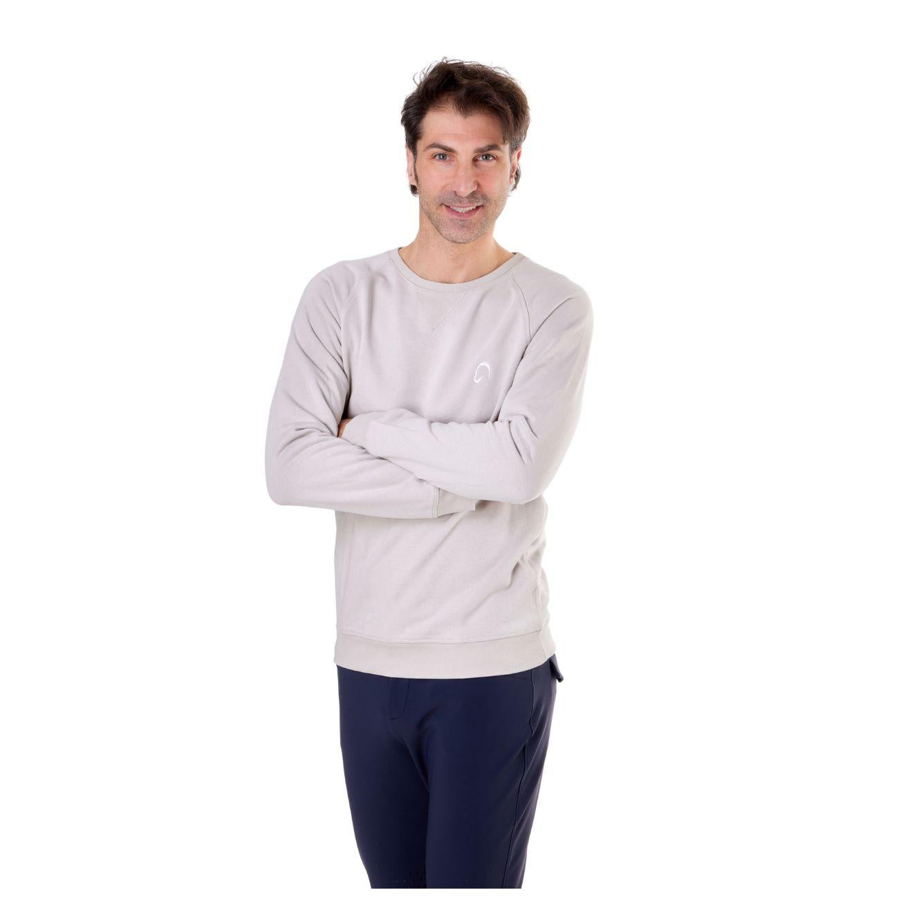 Felpa Da Uomo Girocollo Mascheroni Beige MASCHERONI-K480 CLAY MASCHERONI SELLERIA 