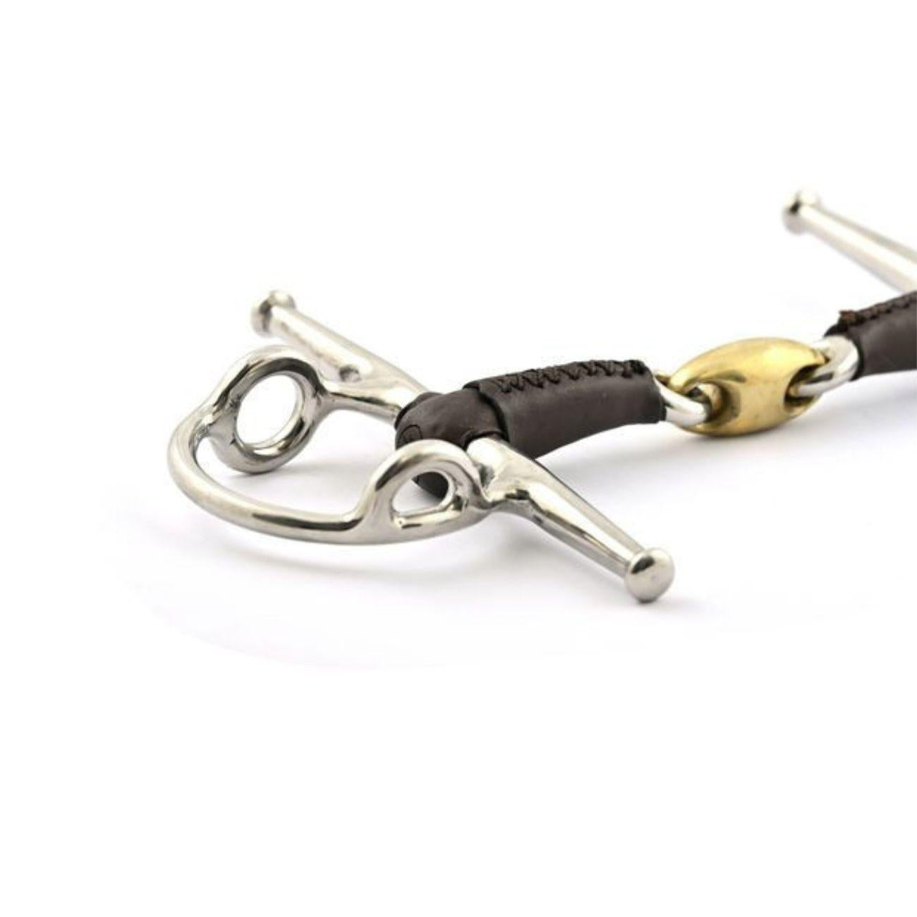 JUMP'IN FILETTO ELEVATORE AD ASTE SPEZZATO IN 3 RIVESTITO IN CUOIO JUMP'IN INOX elevatore 4C 09JU4C INOX JUMP'IN 