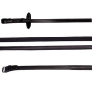 Redini In Cuoio Con Grip In Gomma Mascheroni Nero 30MA-HGE-290922-08 BLACK MASCHERONI SELLERIA 