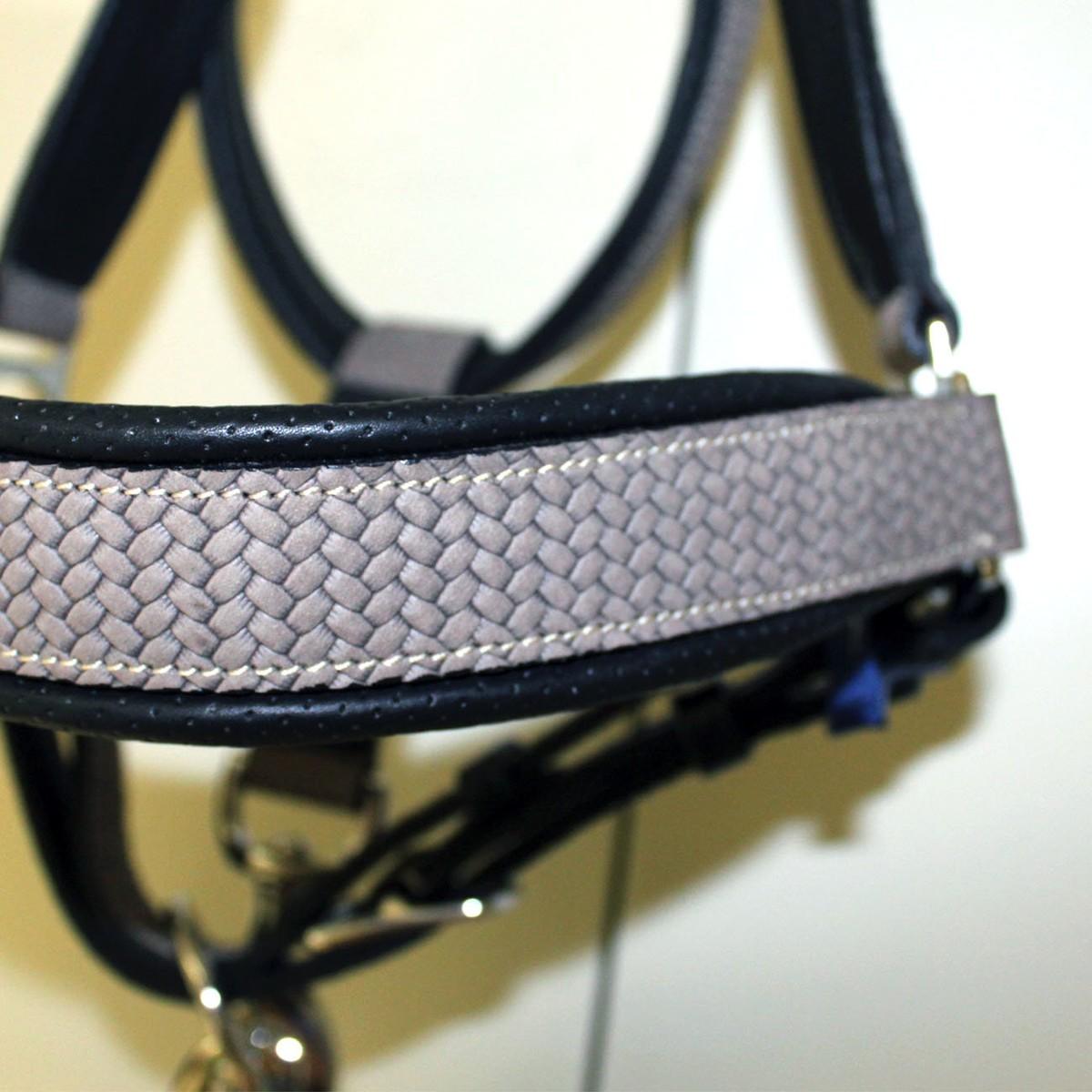 DY'ON CAPEZZA IN CUOIO + LUNGHONA DYON Grigio CAPEZZINI E CAPEZZE 09DYB814+B811 GRIS DY'ON 
