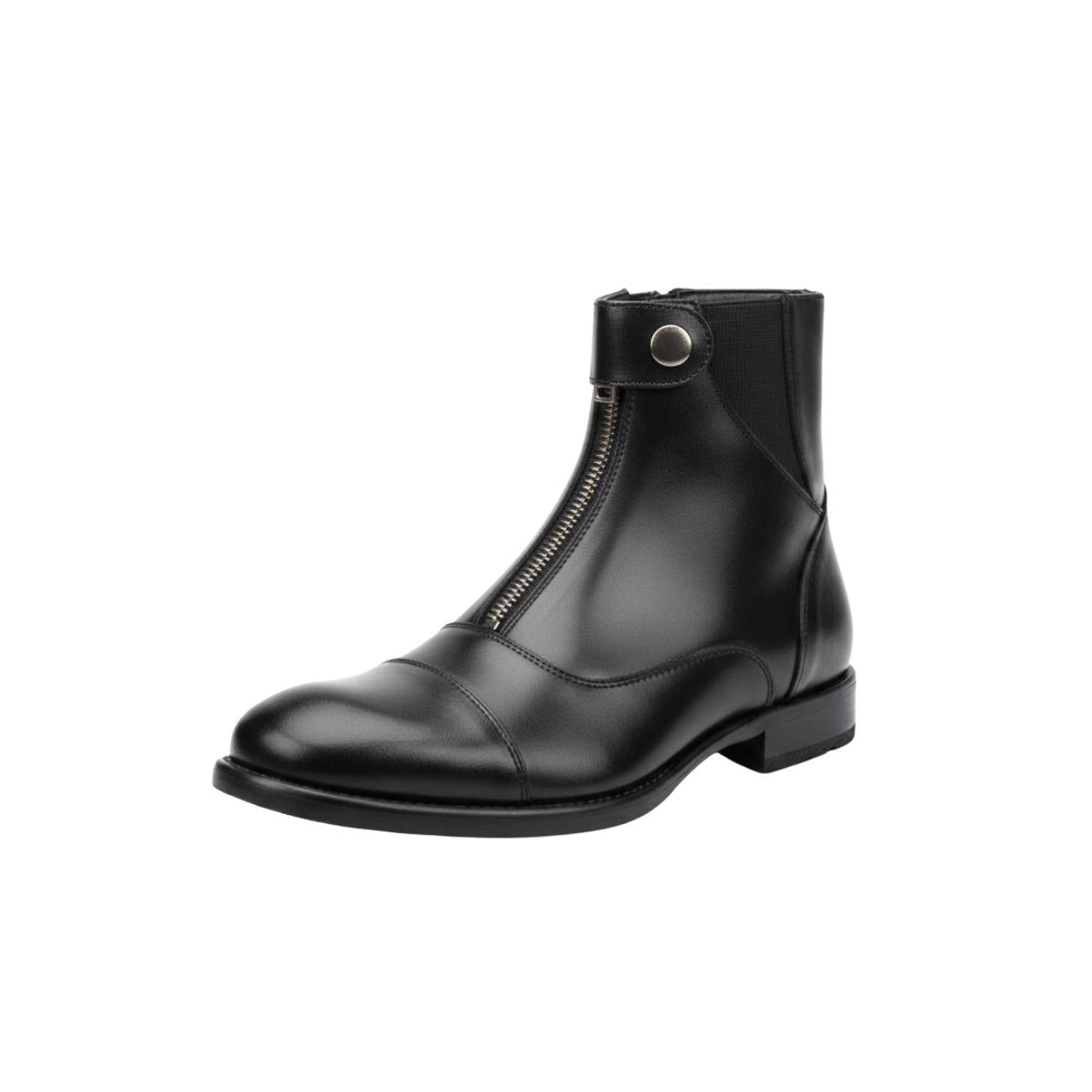 Stivaletto Basso Con Zip Frontale Stivaleria Valentino 918 NERO STIVALERIA VALENTINO 