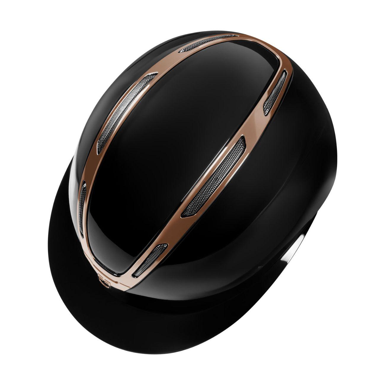 Cap Donna Apocalypse Con Calotta Lucida Nero/Oro Rosa ETW02016 BLACK/ROSEGOLD EQUESTRO 