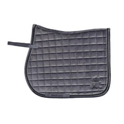 Saddle pad KLMYA COOLMAX in VELLUTO KINGSLAND - JUMPING 27KING-213-HGS-939-J 5012GREY ASPHALT KINGSLAND