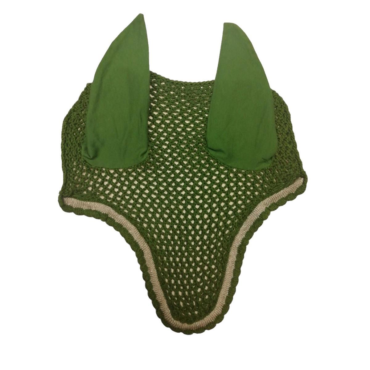 Cuffietta Antimosche Equiline Verde Chiaro/ Argento 09EQECUFFIA VERCH/ARG EQUILINE 