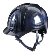 Cap Kep Italia E-Light In Carbonio Con Visiera Standard E Tasselli Blu Metallizzato CARB018.S.BUM BLU KEP ITALIA 