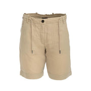 Shorts In Lino Uomo Mascheroni Sabbia MASCHERONI-NS720 WET SAND MASCHERONI SELLERIA 