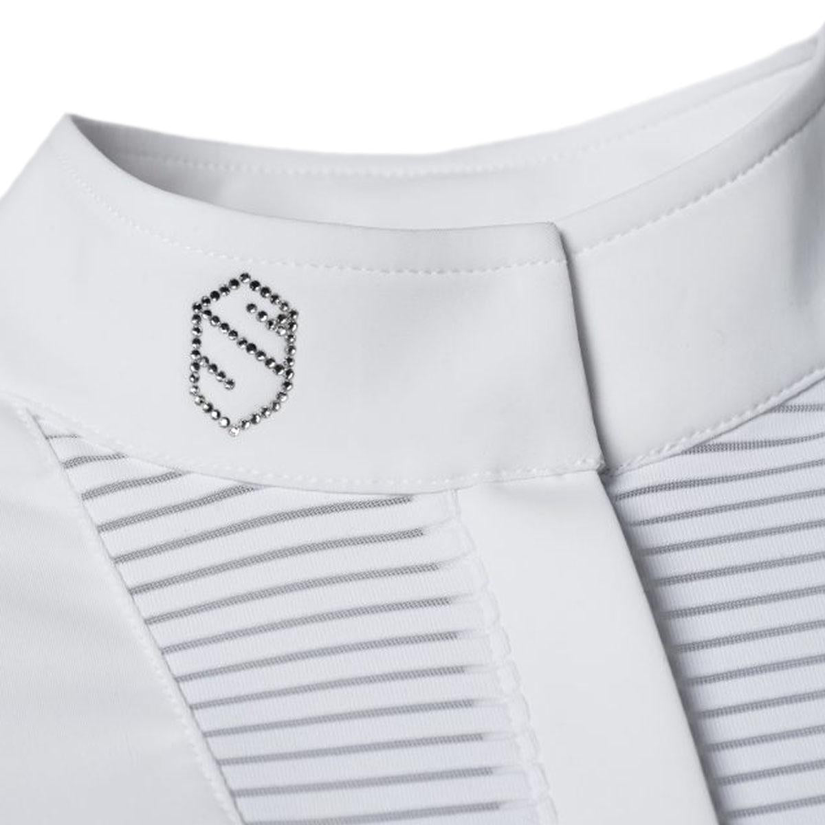 POLO DA COMPETIZIONE DONNA MOD. FAUSTINE SAMSHIELD 09SS-LS-SHRT WHITE SAMSHIELD 