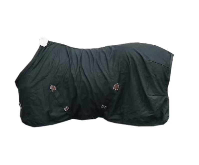 COPERTA COTTON SHEET CON CINGHIE E AGNELLINO 52115 01BLACK KENTUCKY 