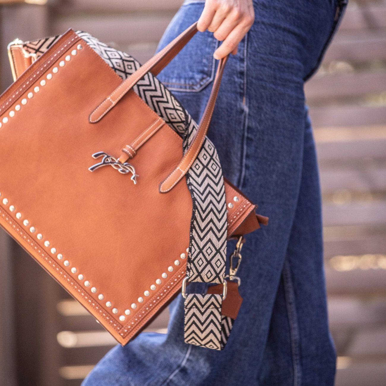 Borsa In Pelle Naily Romane Penelope 936231 COGNAC PENELOPE 