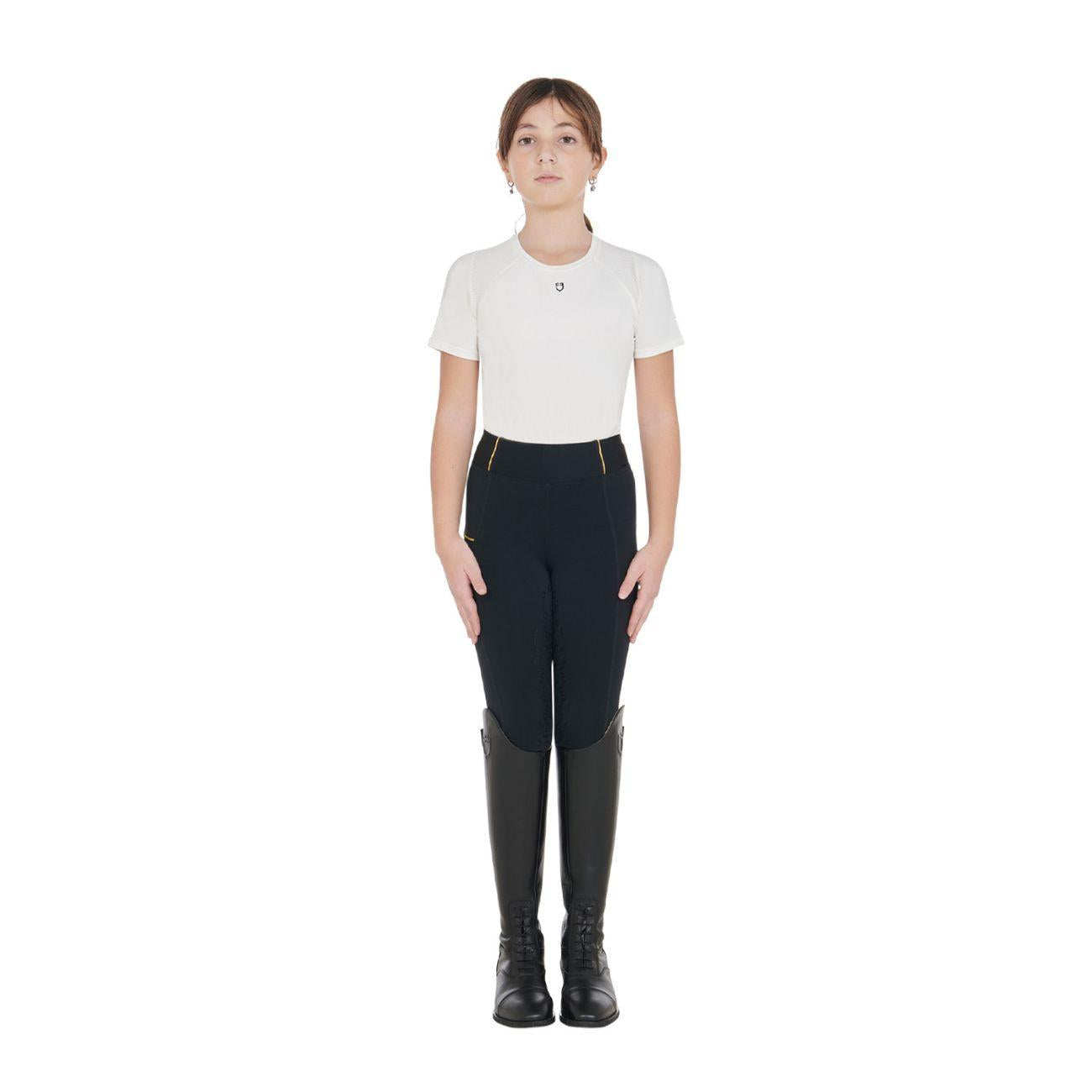 EQUESTRO Leggins Junior ETKU00047 BLACK EQUESTRO 