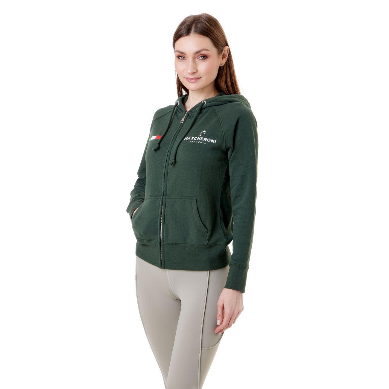 Felpa Da Donna Claim Mascheroni 09MACLAIMD VERDE MASCHERONI SELLERIA 