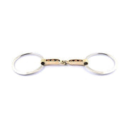 Filetto Ad Anelli Spezzato In Due Con Anelli Piatti E Con Canna Con Rulli In Rame Jump'In 09JU0016 RAME JUMP'IN 