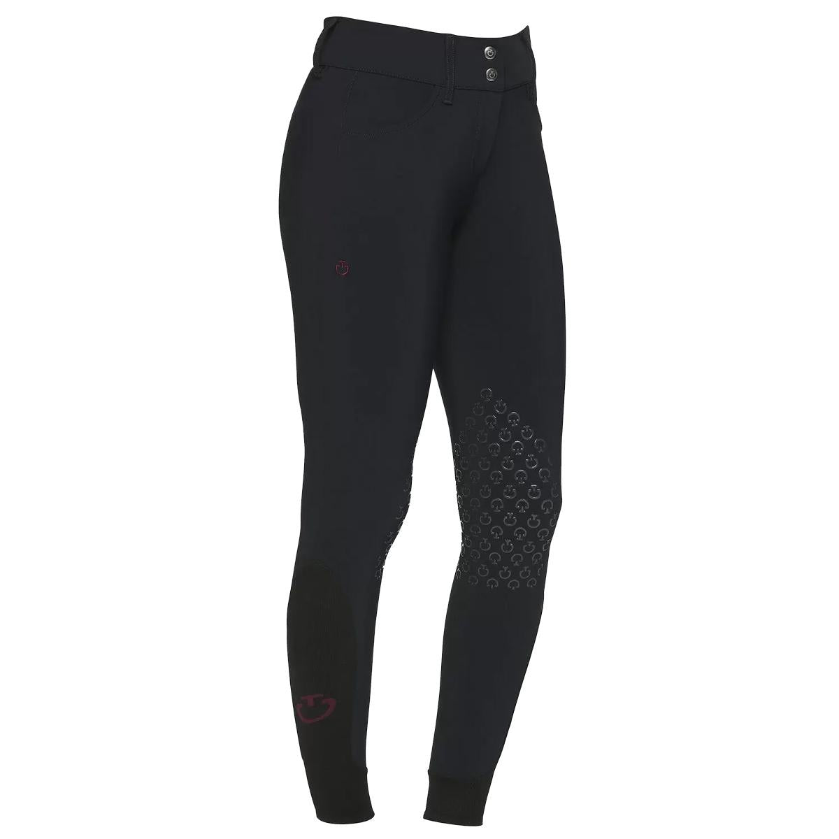 Cavalleria Toscana Pantaloni Da Equitazione 25CTPAD090JE010 Nero 25CTPAD090JE010 9999BLACK CAVALLERIA TOSCANA
