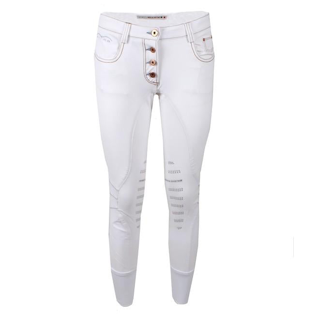 ANIMO Nervine Animo 02 Bianco Pantaloni Da Equitazione 13AMNERVINE 02BIANCO. ANIMO 