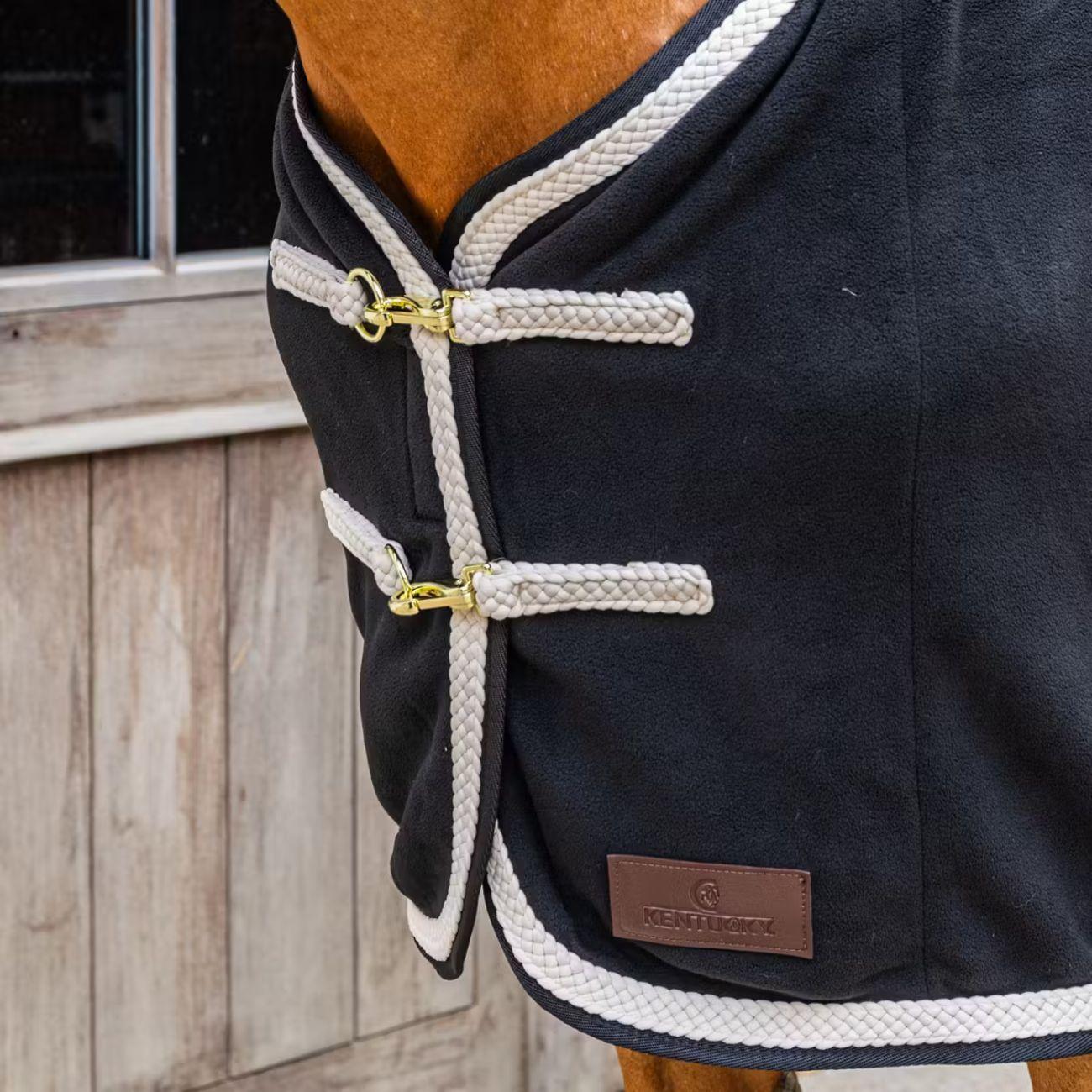 Coperta In Pile Plaited Rope Kentucky Nero 52129 01BLACK KENTUCKY 