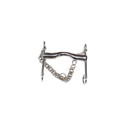 AMAHORSE MORSO INTERO DRESSAGE ASTE FISSE VUOTE Argento IMBOCCATURE ATTACCHI 09UMMO00098 09UMMO00098A INOX AMAHORSE 
