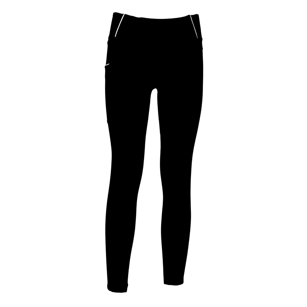 Leggins Da Donna Arezzo Mascheroni Nero/Bianco 30MA-AREZZO BLACK/WHITE MASCHERONI SELLERIA 