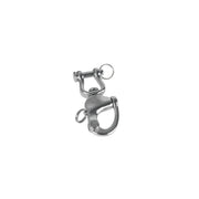 Moschettone In Acciaio 9cm Waldhausen 09WL901009-1 INOX WALDHAUSEN 