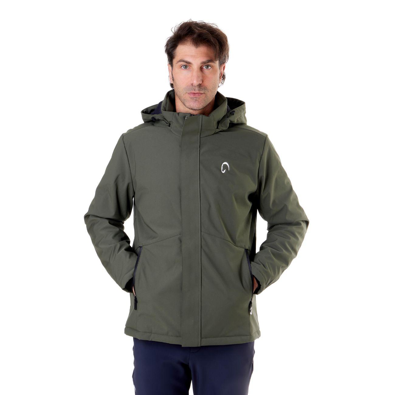 Giubbotto Unisex Con Cappuccio Mascheroni 12K3227MASE319 OIL GREEN MASCHERONI SELLERIA 