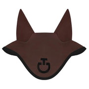 Cuffietta Antimosche Con Logo Cavalleria Toscana Marrone Scuro 09CT-CUF043JE010 4C99DARK CHOCOLATE/BLACK CAVALLERIA TOSCANA 