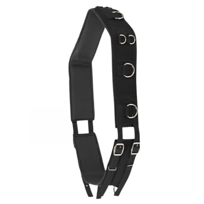 Waldhausen LUNGING GIRTH, 13 RINGS Nero FASCIONI DA LAVORO 1904801 BLACK WALDHAUSEN 