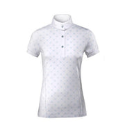 EQUILINE Polo Donna Da Concorso A Manica Corta PM-EQ-H00809 001WHITE 