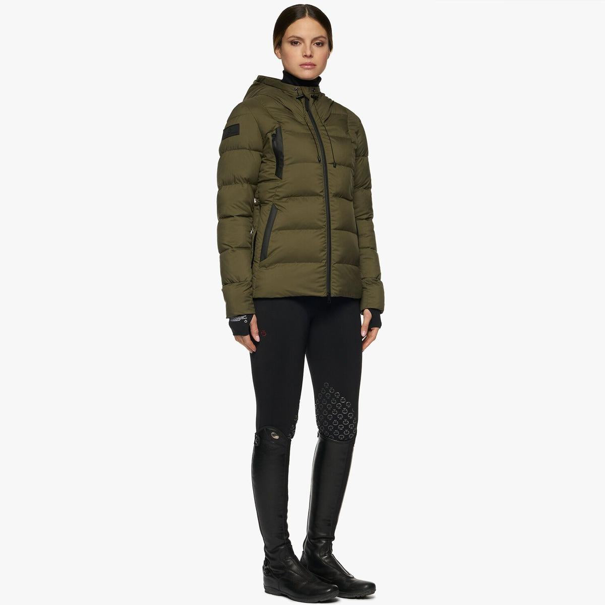 PIUMINO DONNA TRAPUNTATO OPACO CAVALLERIA TOSCANA 29CT-GID267NY096 5E00FOLIAGE GREEN CAVALLERIA TOSCANA