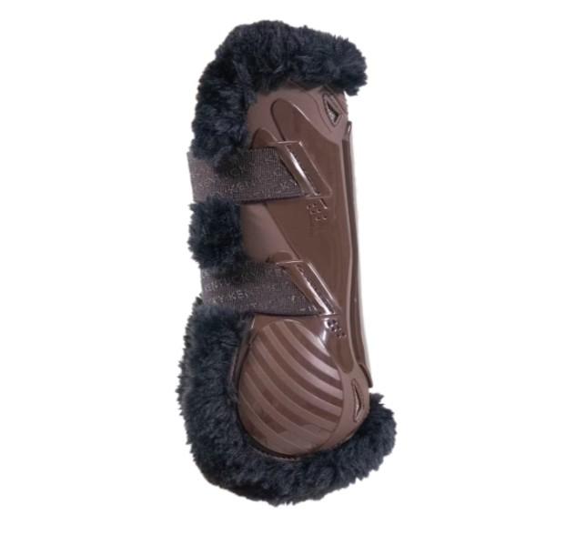 Stinchiere Vegan Sheepskin Tendon Boots Bamboo Elastic Kentucky Marrone/Nero 88102 05-01BROWN/BLACK KENTUCKY 