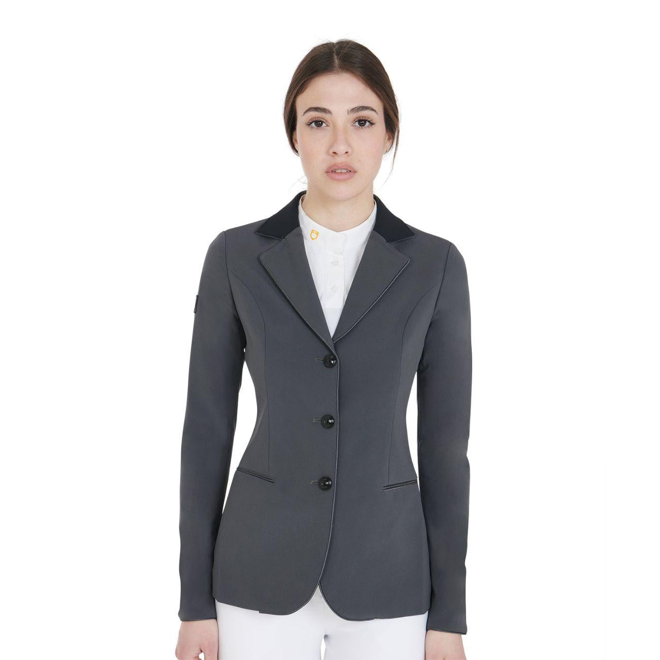 Equestro ELLO GREY Giacche Da Concorso ET06001 GREY/BLACK EQUESTRO 