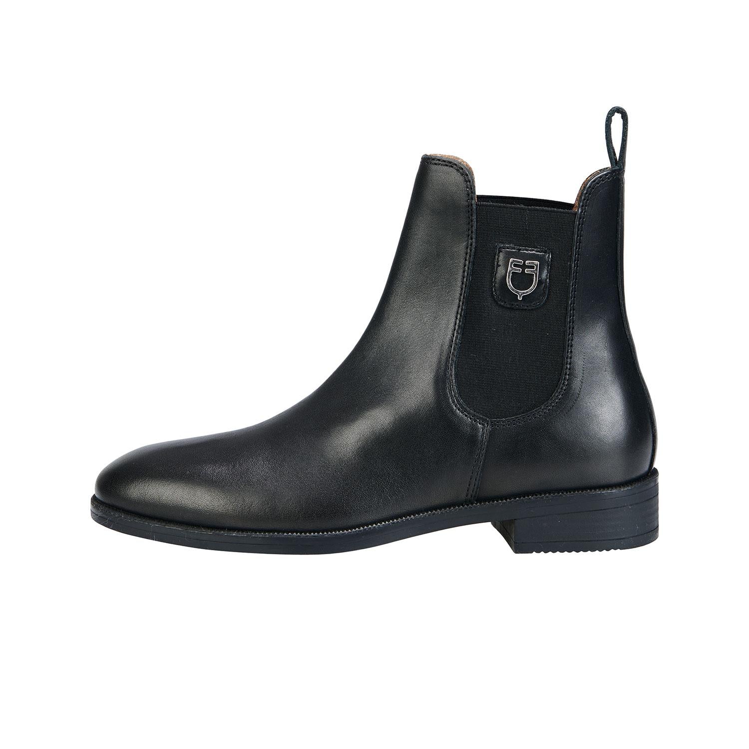 Stivaletto In Cuoio Con Elastico Equestro Nero 09UMAB00130 NERO EQUESTRO 