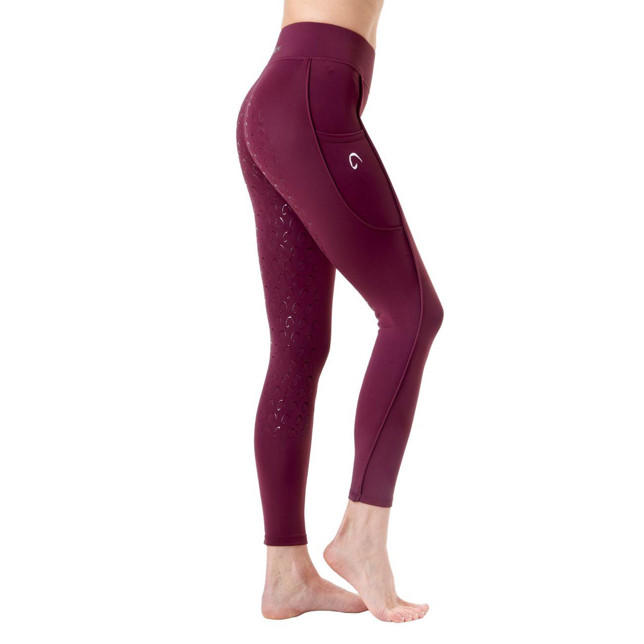 Leggings Donna Full Grip Mascheroni Bordeaux 30MA-LEGGINGS BORDEAUX MASCHERONI SELLERIA 
