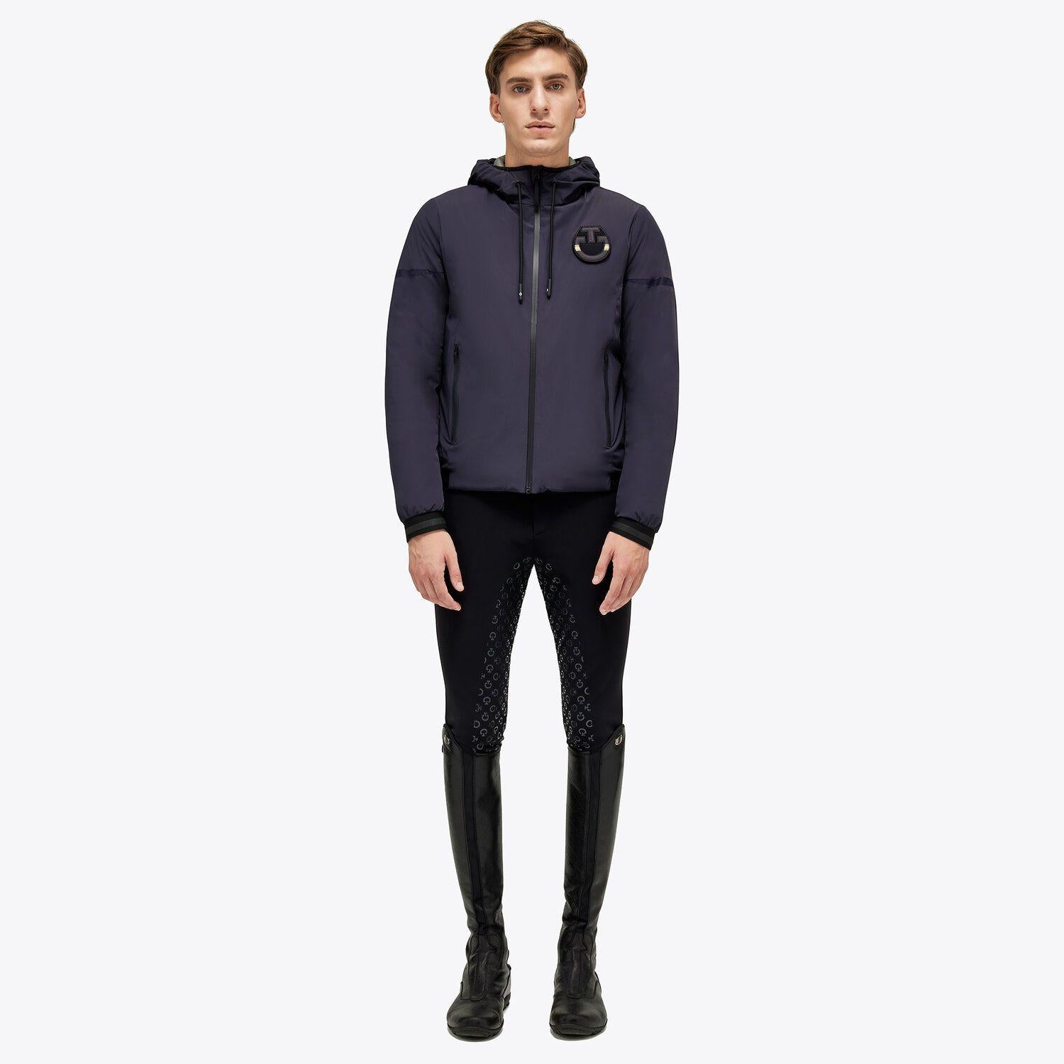 PIUMINO UOMO IN NYLON STRETCH CAVALERIA TOSCANA 28CT-GIU265NY093 7901NAVY CAVALLERIA TOSCANA